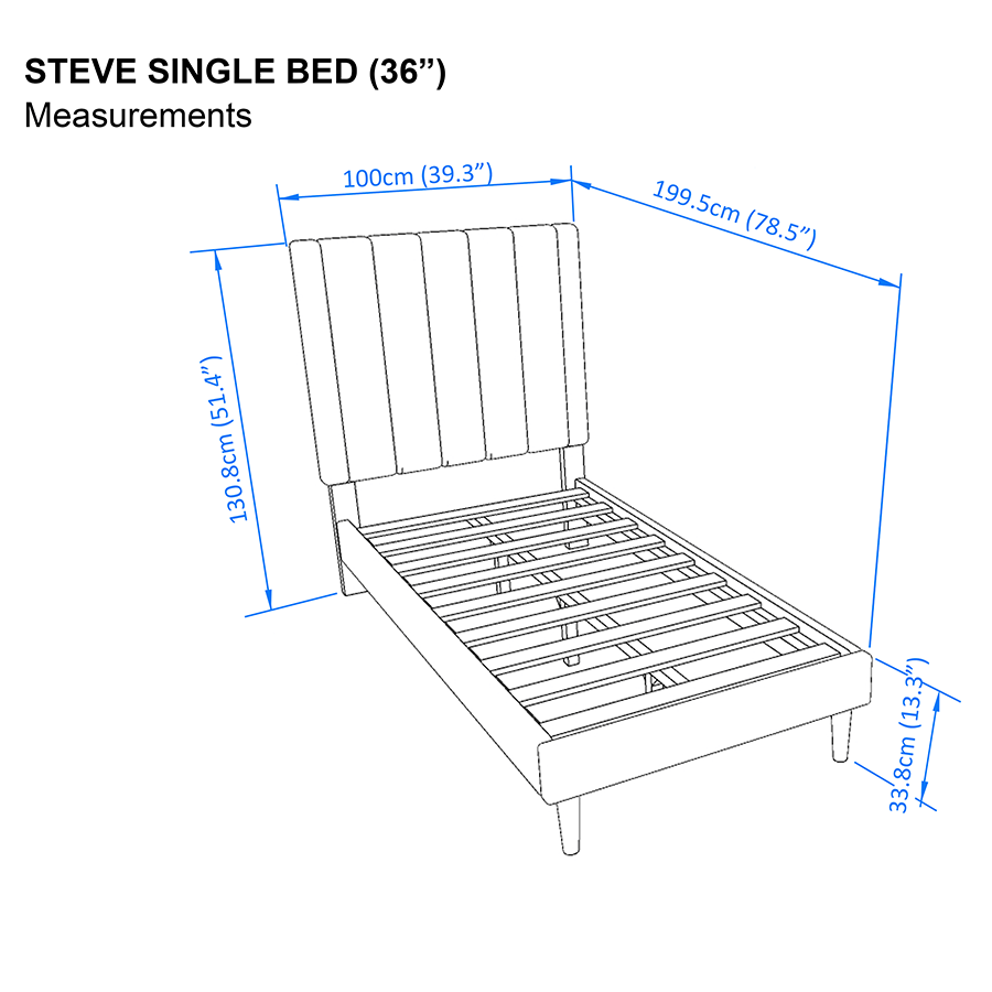 Steve 36x75" Bed