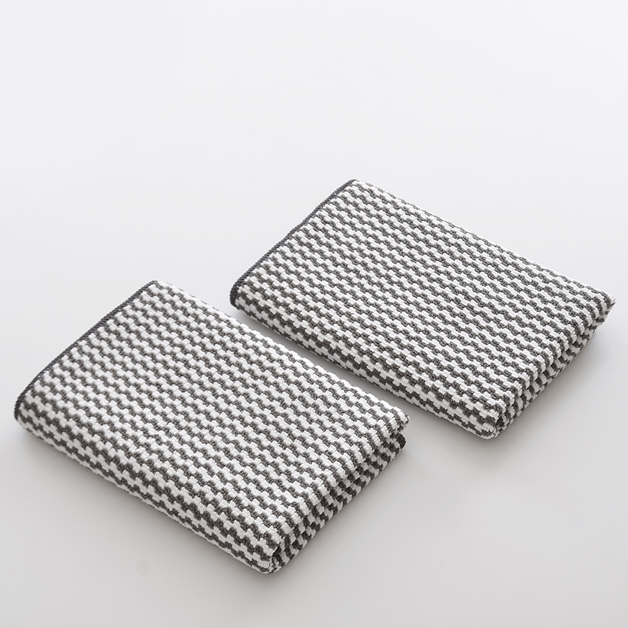 Stripe Microfiber Cleaning Towel