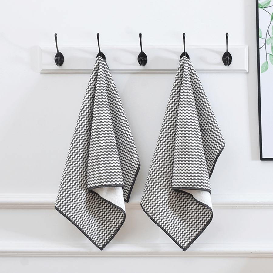 Stripe Microfiber Cleaning Towel