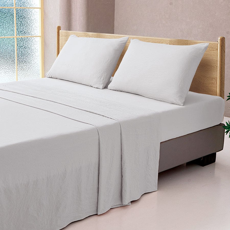 Super Soft Cloud Gray 4pc Sheet Set