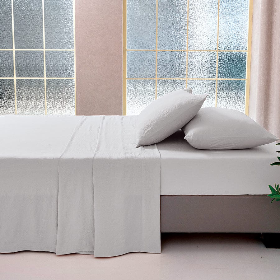 Super Soft Cloud Gray 4pc Sheet Set