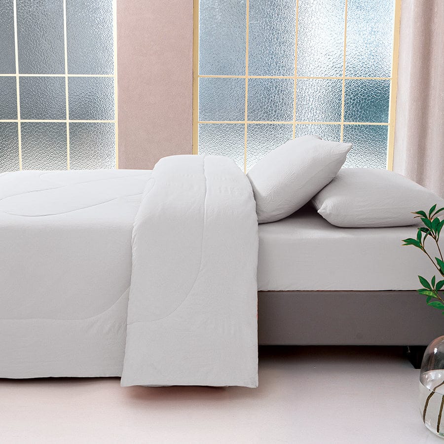 Super Soft Cloud Gray Bed In A Bag