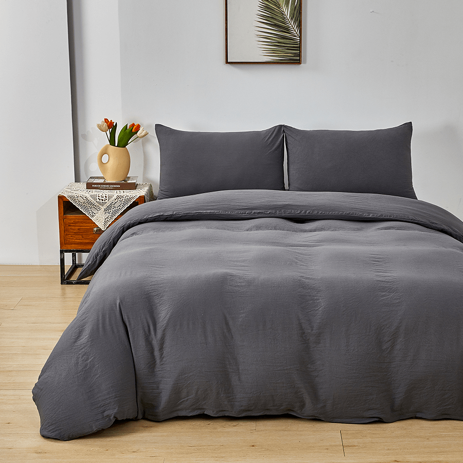MORE SOFT PEWTER LINEN OPTIONS Super Soft Pewter Bed in A Bag Super Soft Pewter Bed in A Bag Mandaue Foam