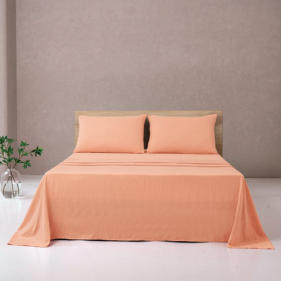 Super Soft Pink Sand 4pc Sheet Set