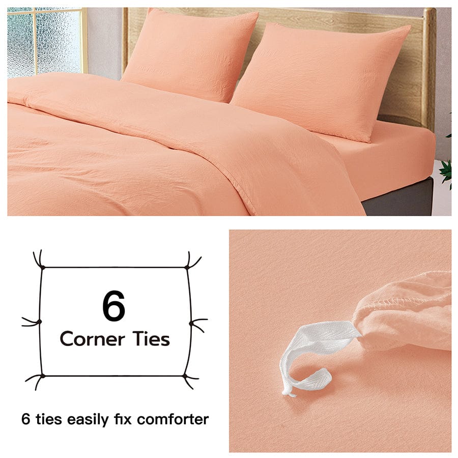 Super Soft Pink Sand Duvet Cover
