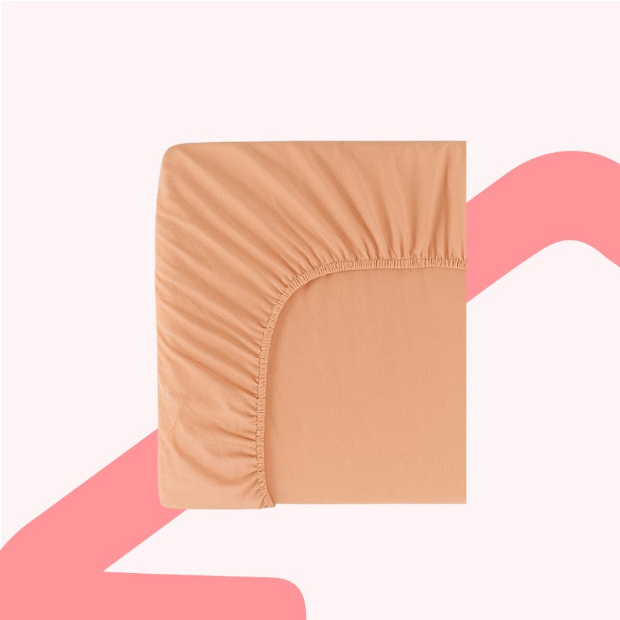 Super Soft Pink Sand Fitted Sheet