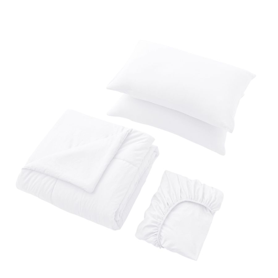 Super Soft White Bed In A Bag