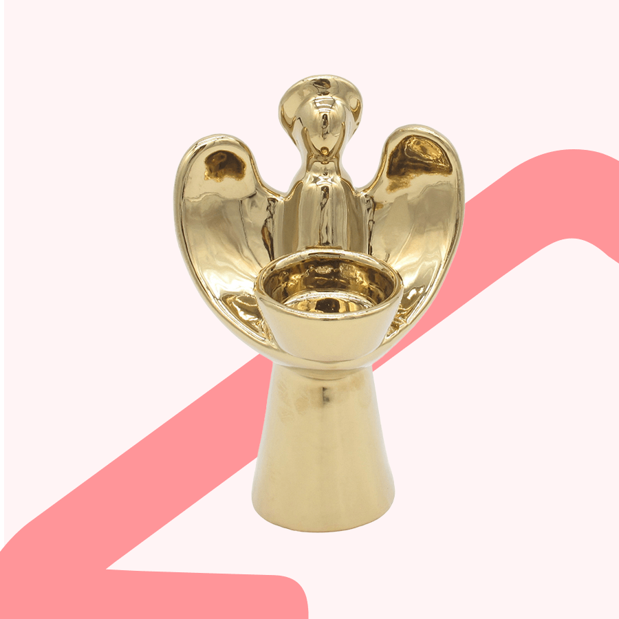Sweet Angel Titanium Candle Holder