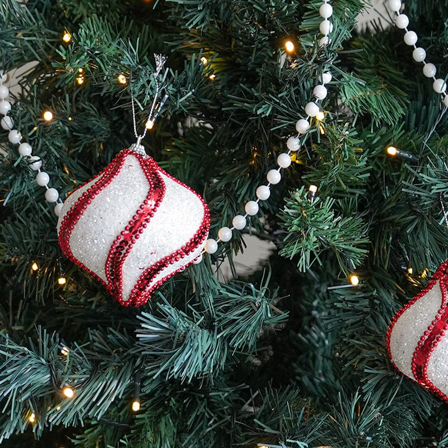 Swirl Hanging Ornament 10cm