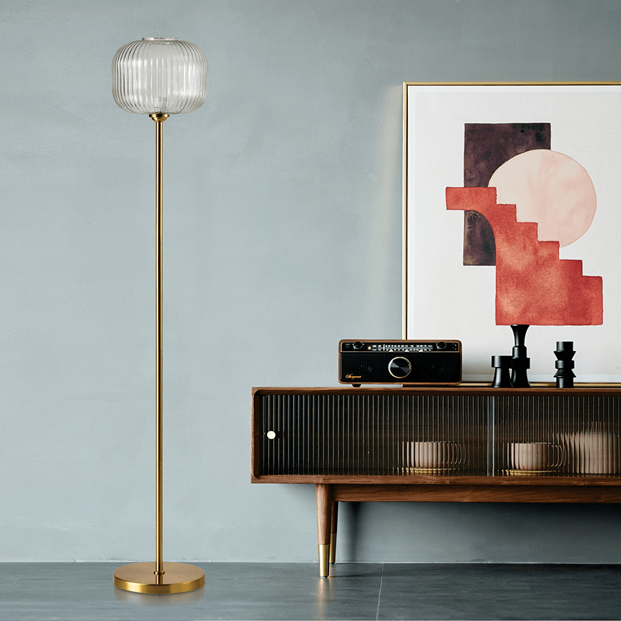 Talya Glass Floor Lamp Talya Glass Floor Lamp Mandaue Foam