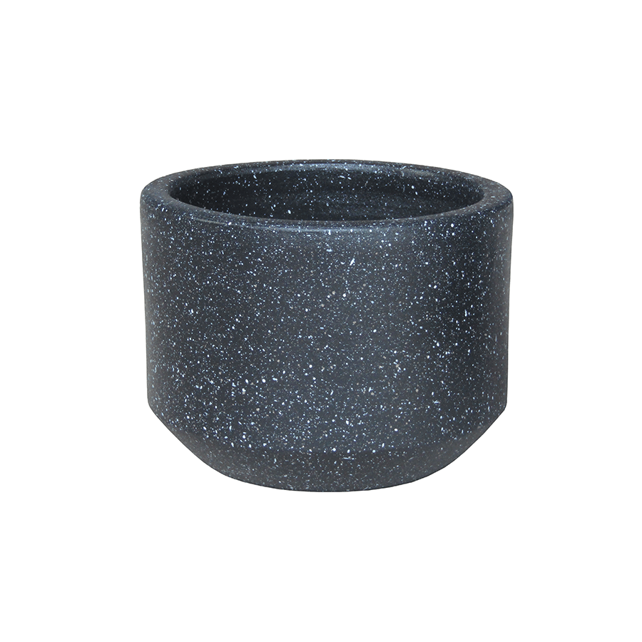 MORE TERRAZO OPTIONS Terrazo Black Clay Pot Terrazo Black Clay Pot 28 cm Mandaue Foam