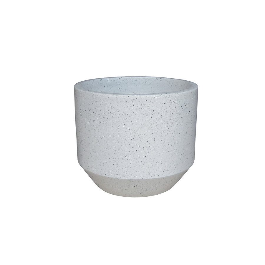 MORE TERRAZO OPTIONS Terrazo White Clay Pot Terrazo White Clay Pot 21 cm Mandaue Foam