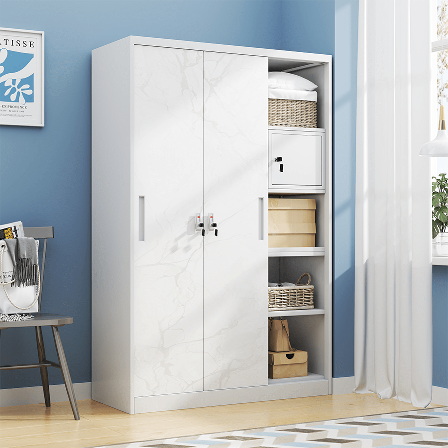 Theodore 3 Door Metal Wardrobe