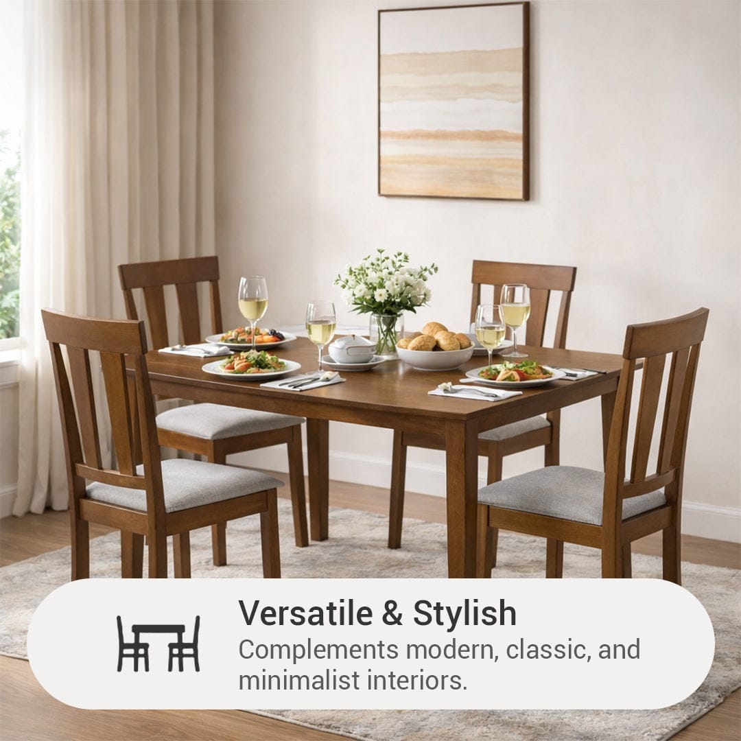 Thiago + Daphne 4 Seater Dining Set