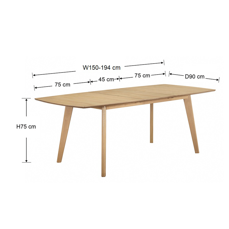MORE TORIN OPTIONS Torin 150-194 Butterfly Extension Table Torin 150-194 Butterfly Extension Table Mandaue Foam