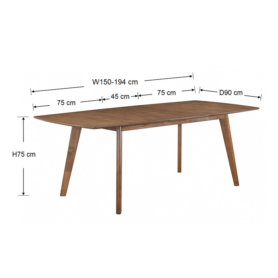 MORE TORIN OPTIONS Torin 150-194 Butterfly Extension Table Torin 150-194 Butterfly Extension Table Mandaue Foam