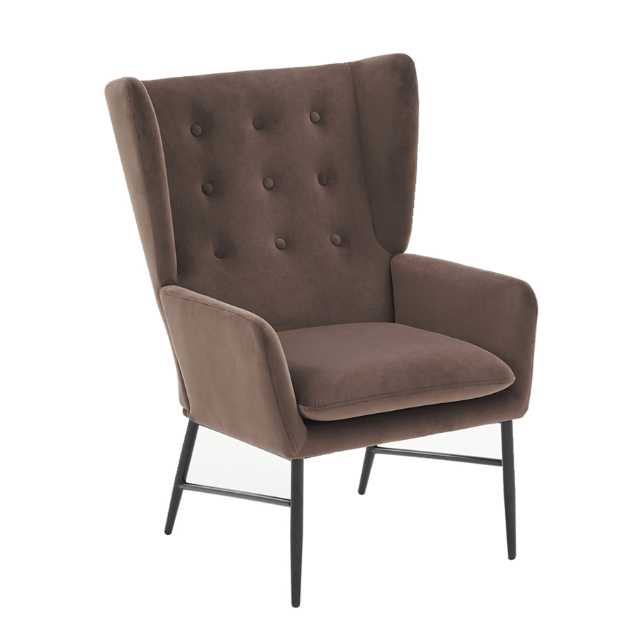Torunn Wingchair Torunn Wingchair Dark Pecan Mandaue Foam