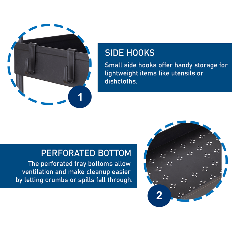 Tory 3 Tier Plastic Trolley