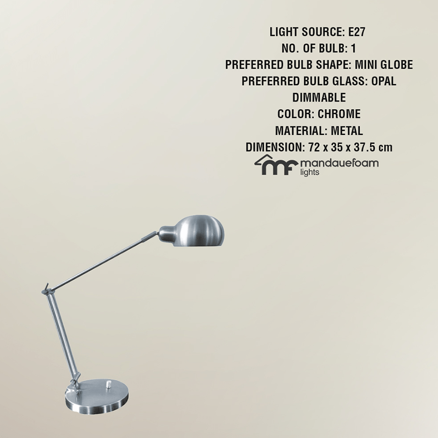 Trifon Chrome Desk Lamp Trifon Chrome Desk Lamp Mandaue Foam