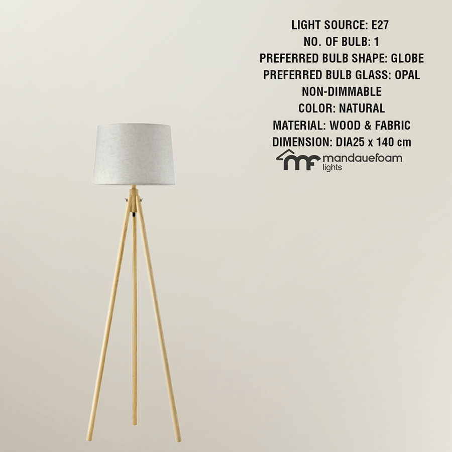 Trofim Floor Tripod Lamp Trofim Floor Tripod Lamp Mandaue Foam