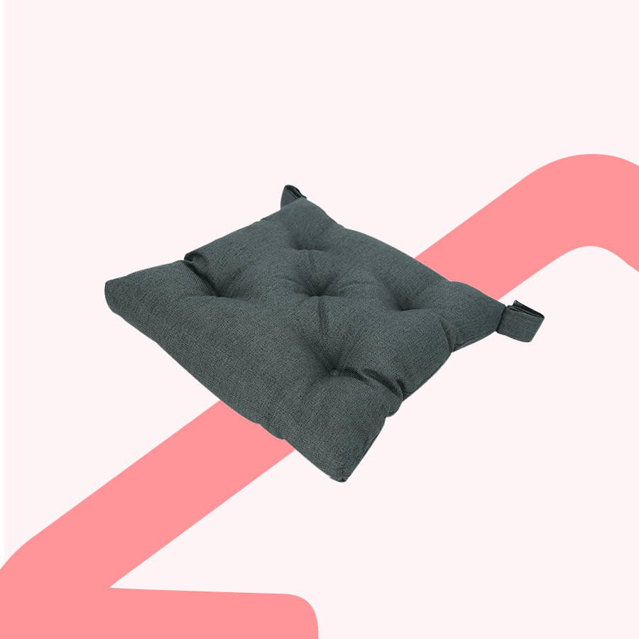 Tufted Fiber Seatpad with Velcro