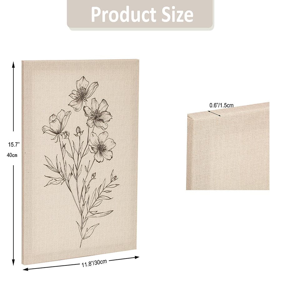 Ulani Set Of 2 Canvas Wall Art 30x40 cm