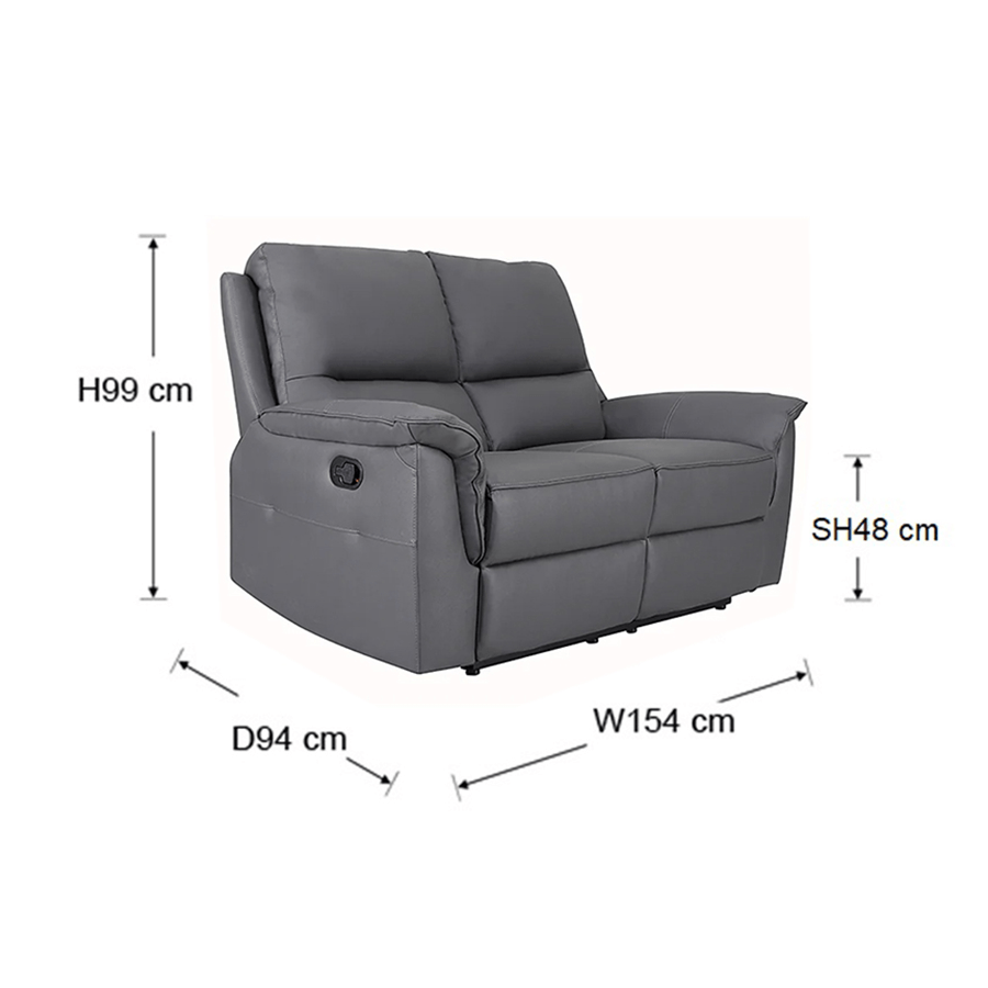 MORE VANESSA OPTIONS Vanessa 2 Seater Recliner Sofa Vanessa 2 Seater Recliner Sofa Mandaue Foam
