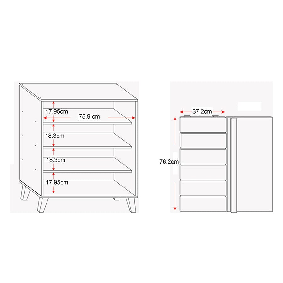 Vicco Low Shoe Cabinet