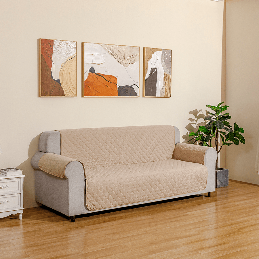 MORE WATERPROOF SOFA PROTECTOR Waterproof Sofa Protector Khaki Waterproof Sofa Protector Khaki Mandaue Foam