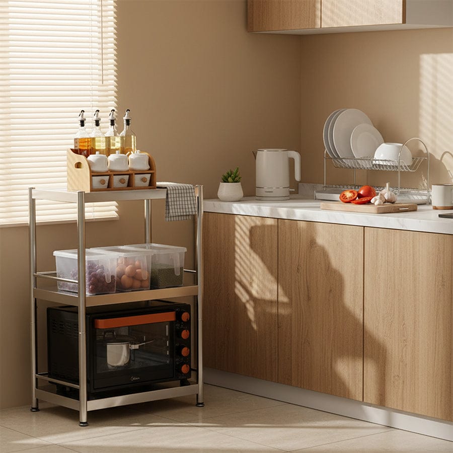 Weston 60 SS 3 Tier Metal Rack