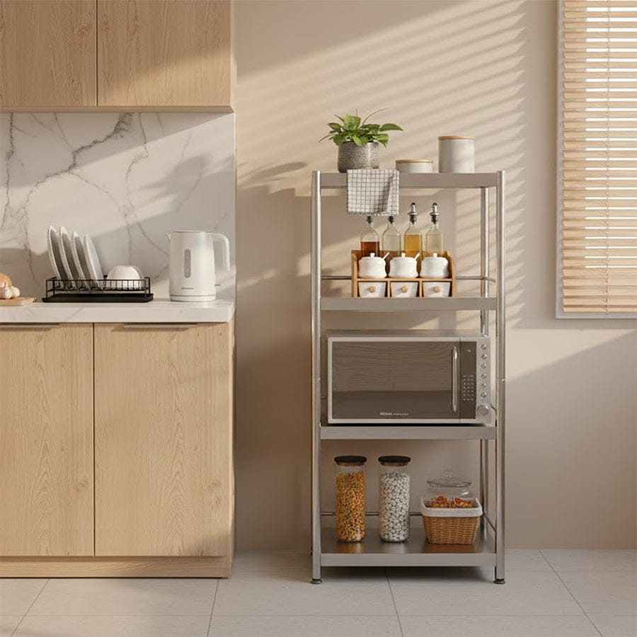 Weston 60 SS 4 Tier Metal Rack