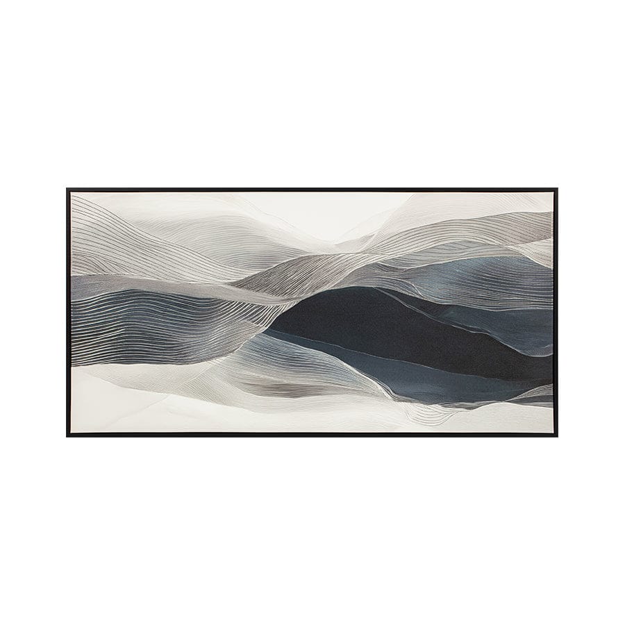 Weyar Canvas Wall Art with PS Frame 60x120 cm