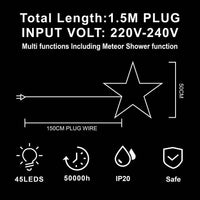 White Polarized Star Waterfall Function