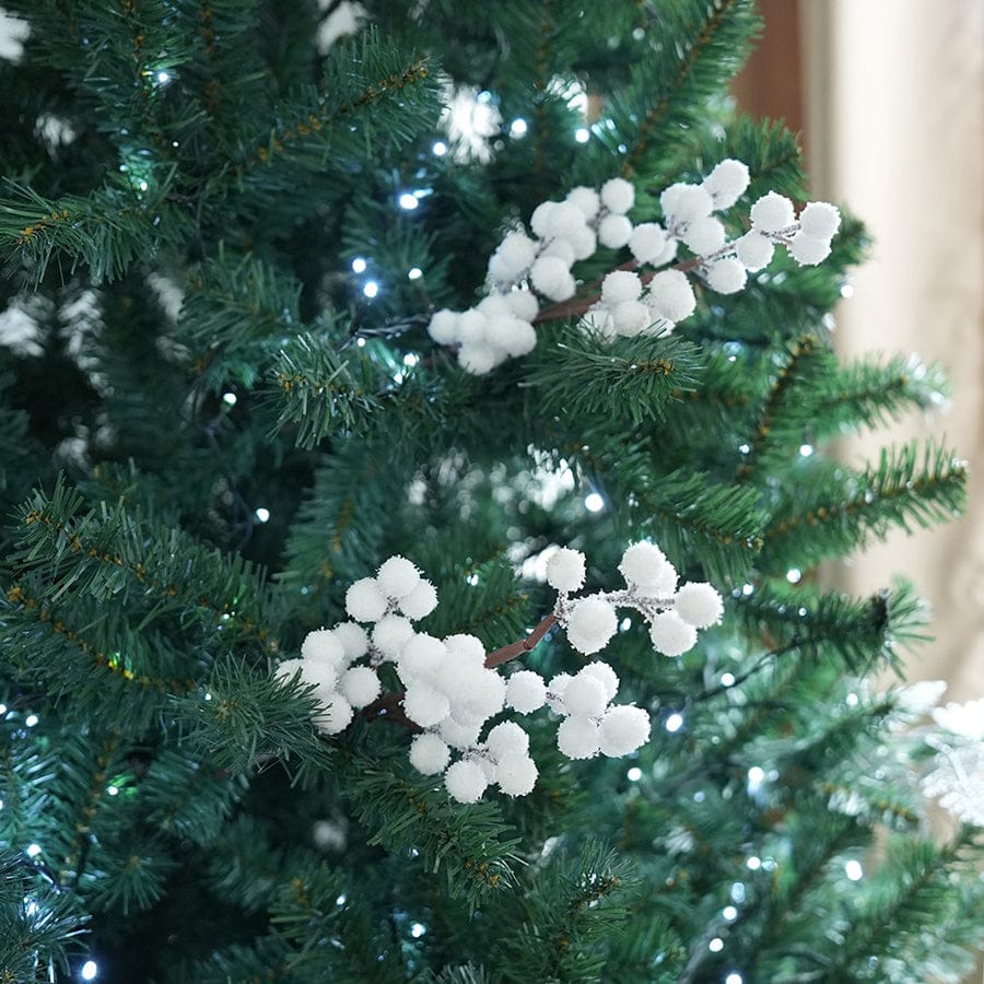 White Scarlet Berry Picks