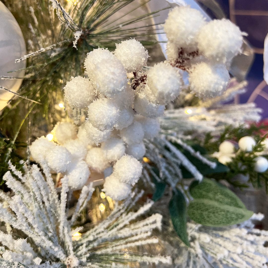 White Scarlet Berry Picks