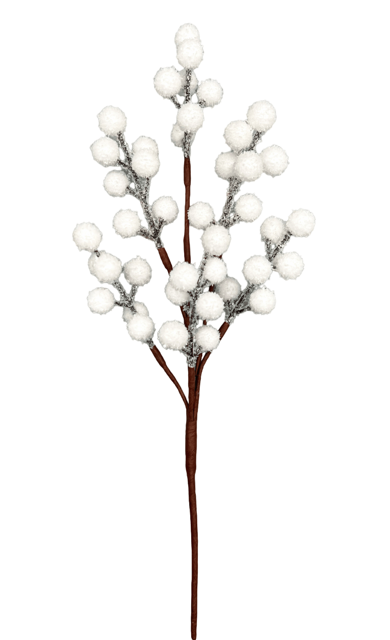 White Scarlet Berry Picks