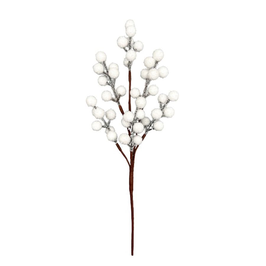 White Scarlet Berry Picks