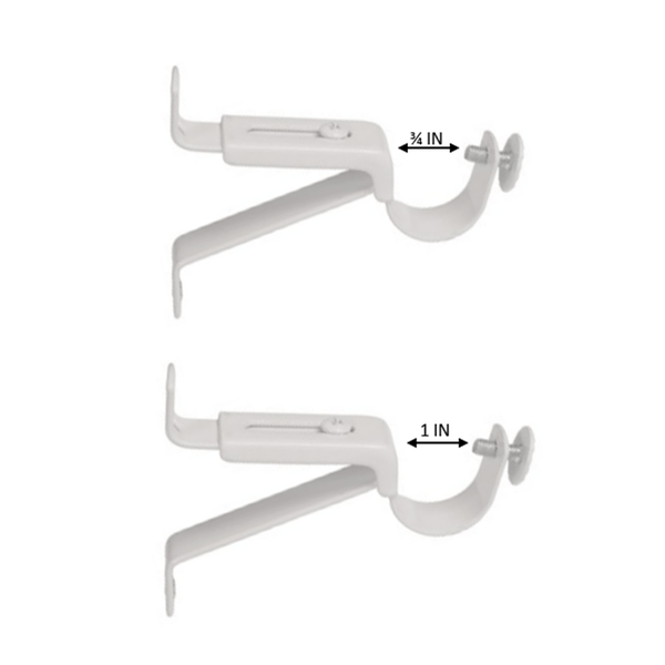 White Single Bracket