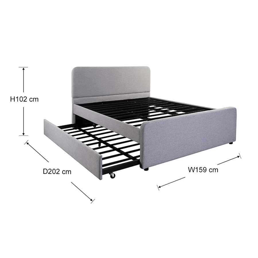 #size_Queen Bed 60x75