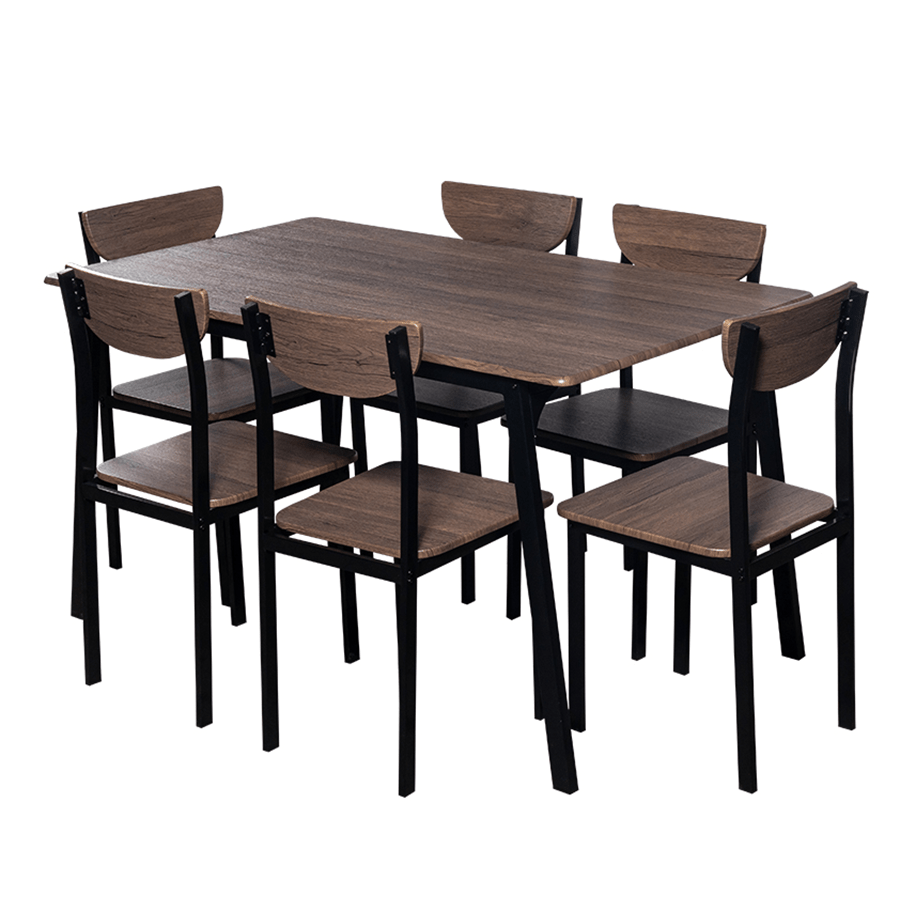MORE XAVIER OPTIONS Xavier 6 Seater Dining Set Xavier 6 Seater Dining Set Walnut Mandaue Foam