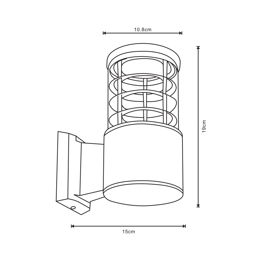 Youri Outdoor Wall Lamp Single Light