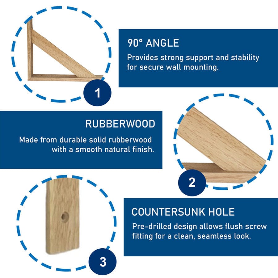 Yujin Wooden Wall Bracket
