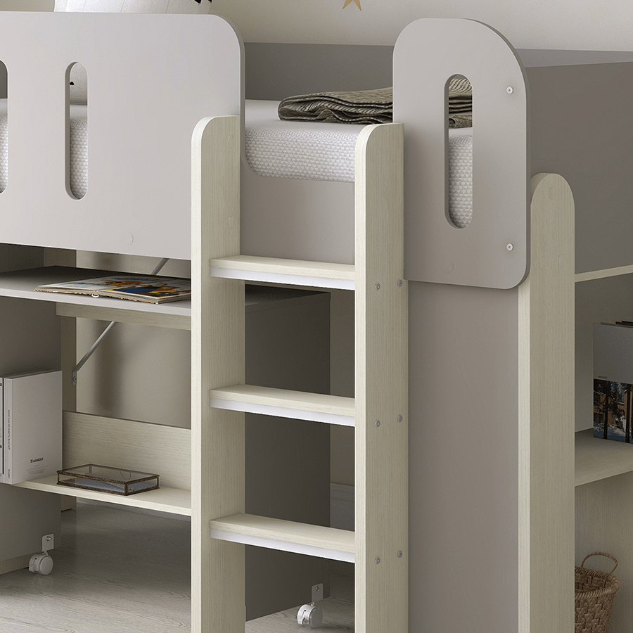 Zella Loft Bedset with Desk