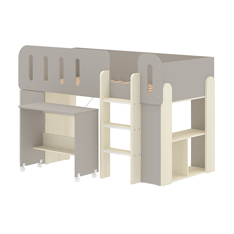 Zella Loft Bedset with Desk