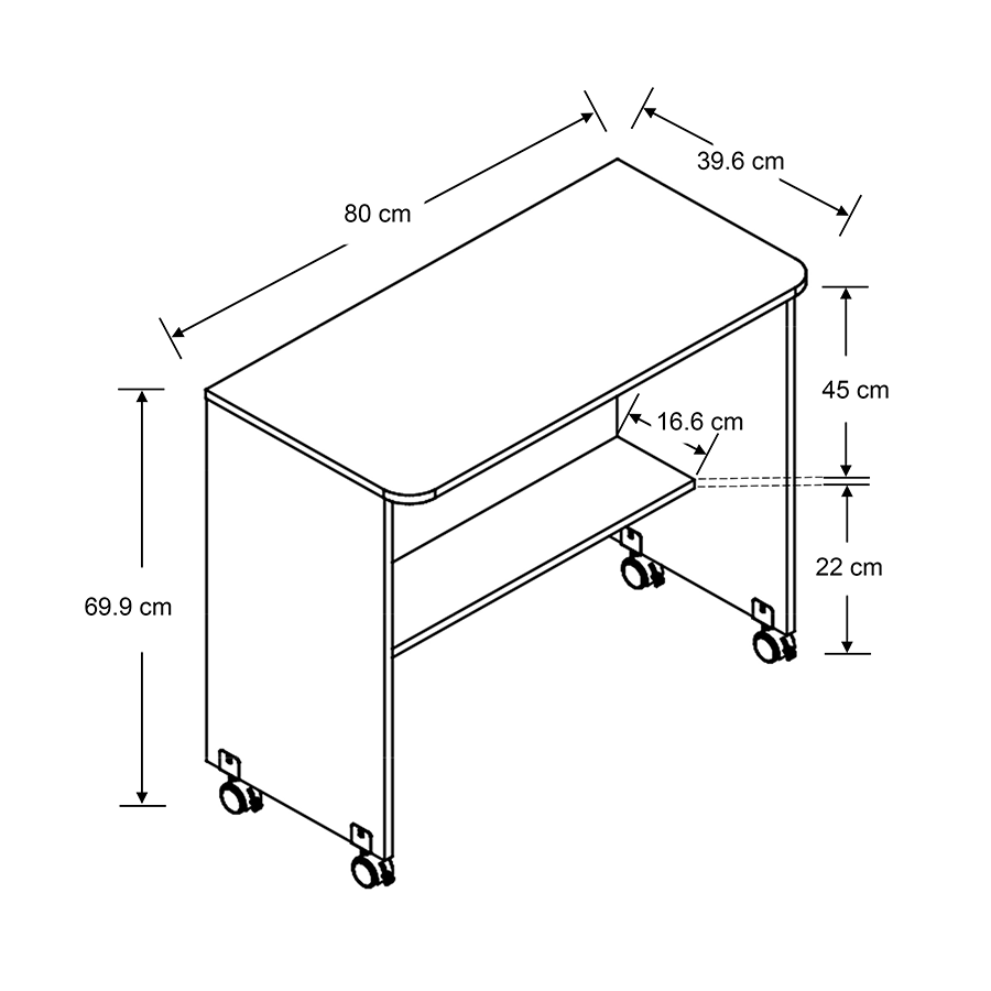 Zella Loft Bedset with Desk