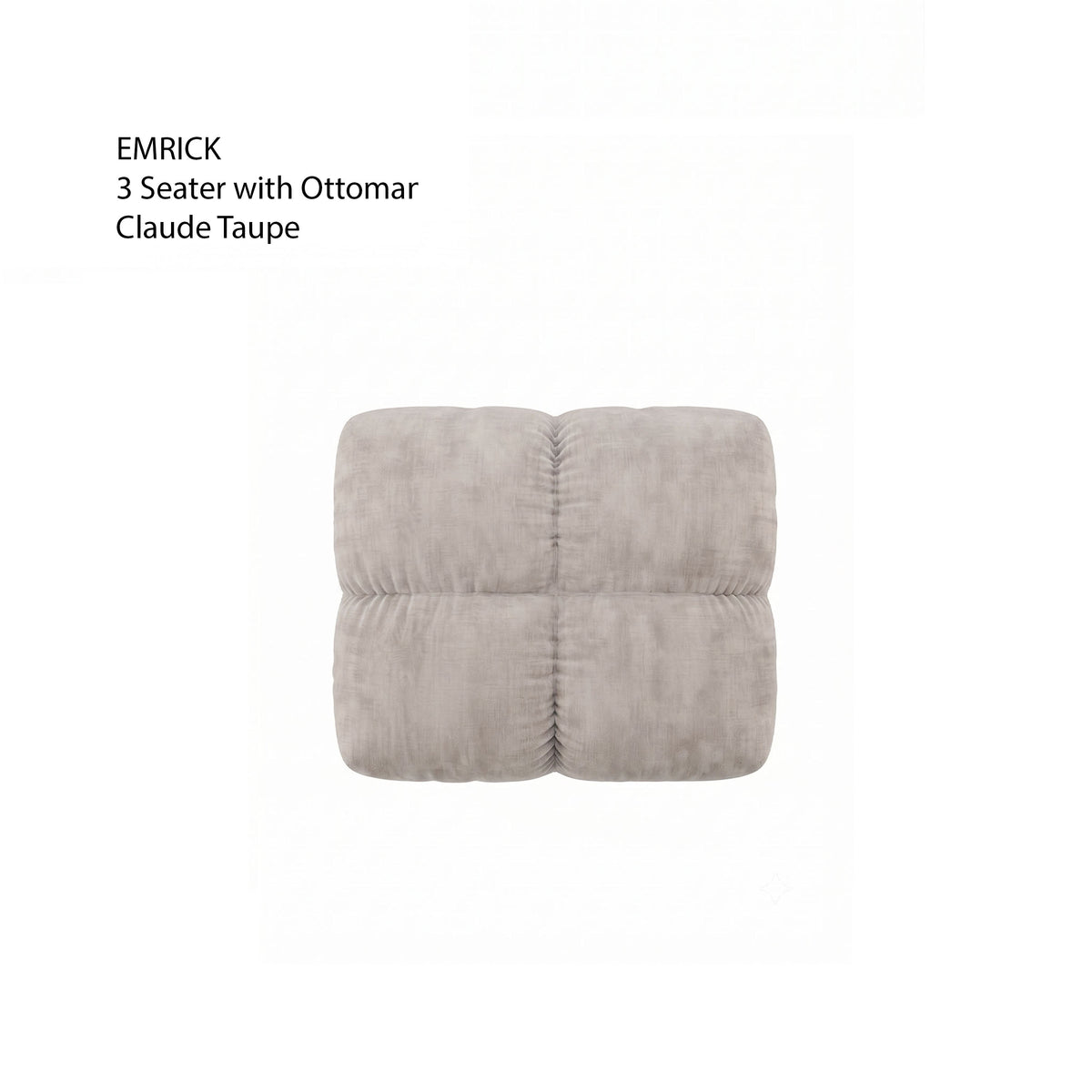 Emrick 3 Seater with Ottoman