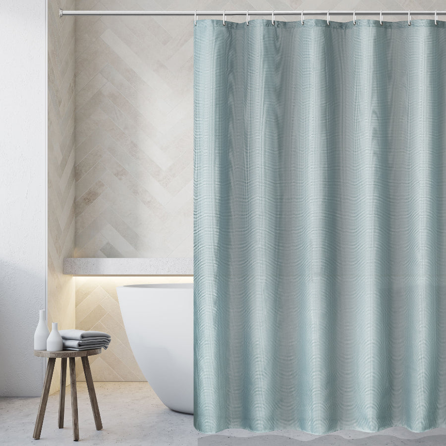 Marin Shower Curtain Set - Blue