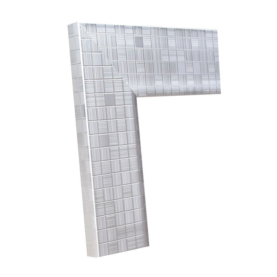 Jiri Silver Framed Mirror 90x120cm