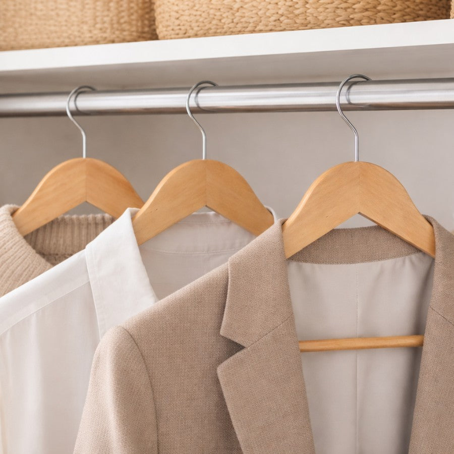 Sten Wooden Hanger 5pc Set