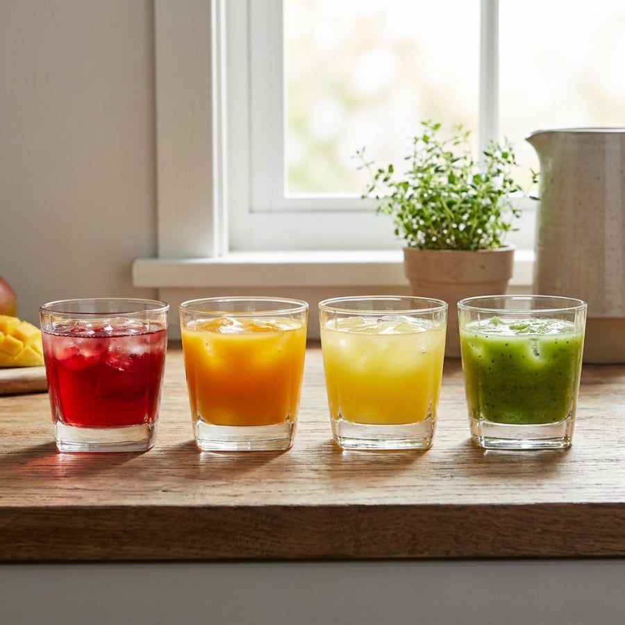 Soria Tumbler Glass 4pcs Set - 10oz